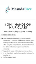 Load image into Gallery viewer, Hands-on Hair Class 1-on-1